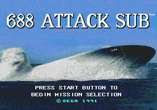 Заставка игры 688 Attack Sub